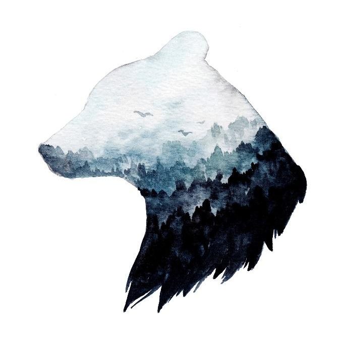 Brown Bear Thinking